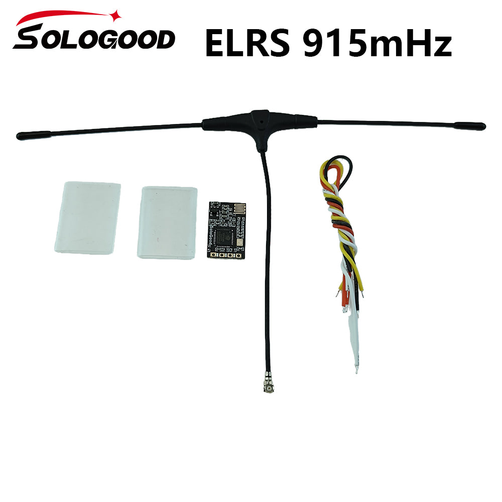 SoloGood ELRS 915mhz Receiver ExpressLRS With T type Antenn Best Performance in Speeds Latency Range for 7-10inch Drone