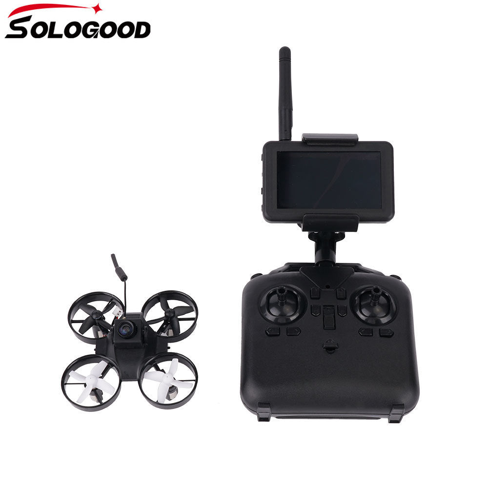 SoloGood RTF Micro FPV RC Racing Quadcopter Toys w/ 5.8G S2 800TVL 40CH Camera / 3Inch LCD Screen Auto Search Monitor Drone
