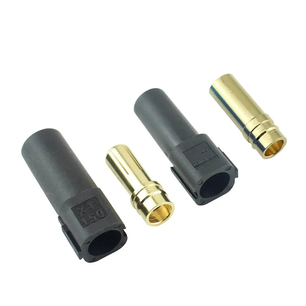 10Pcs AMASS XT150 Connector Adapter Male Female Plug 6mm Gold Banana Bullet Plug - Image #4