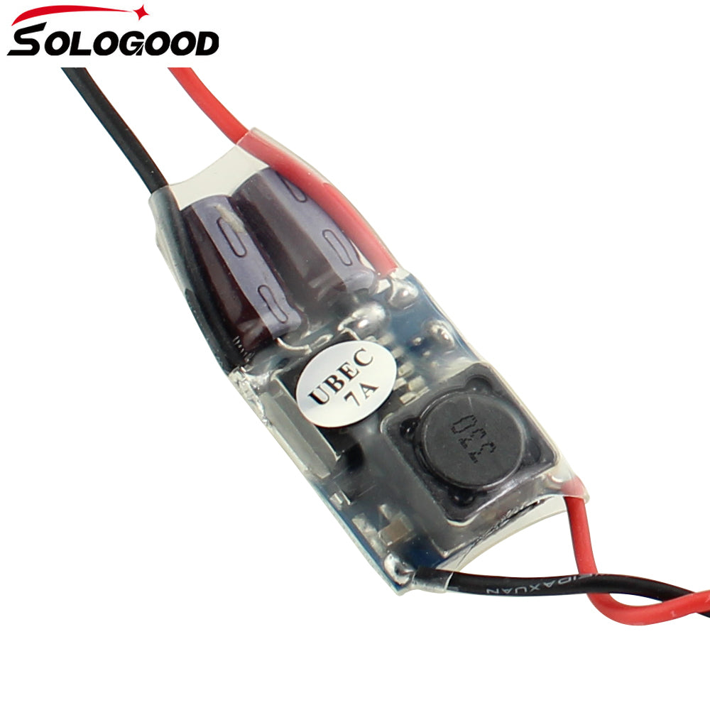 SoloGood FPV RC UBEC BEC 5V 3A 5A 7A 5V/3A/5A/7A Lowest RF Noise BEC Full Shielding Antijamming Switching Regulator