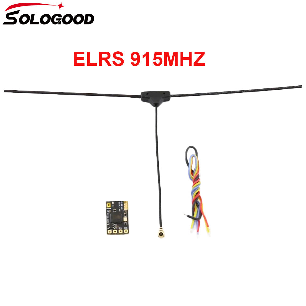 SoloGood ELRS 915mhz 2.4G Receiver ExpressLRS With T type Antenn Best Performance in Speeds Latency Range for RC Racing Drone