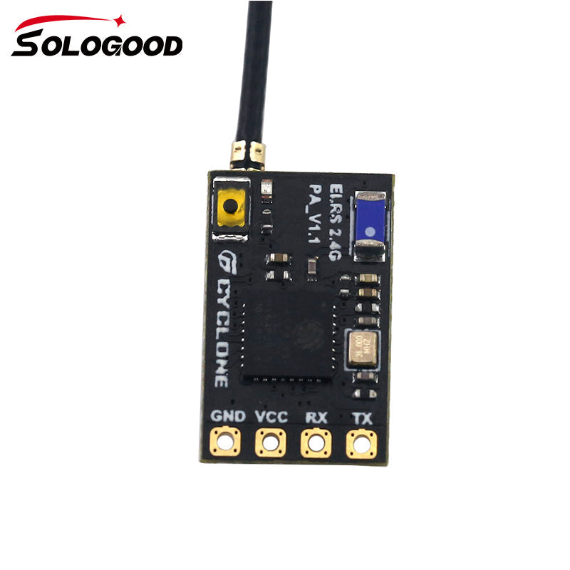 SoloGood ELRS 915mhz 2.4G Receiver ExpressLRS With T type Antenn Best Performance in Speeds Latency Range for RC Racing Drone