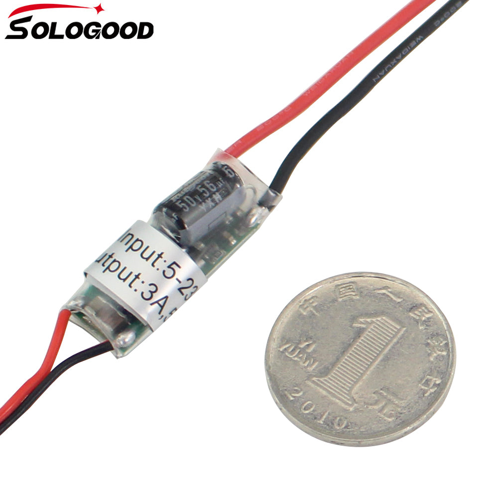 SoloGood FPV RC UBEC BEC 5V 3A 5A 7A 5V/3A/5A/7A Lowest RF Noise BEC Full Shielding Antijamming Switching Regulator