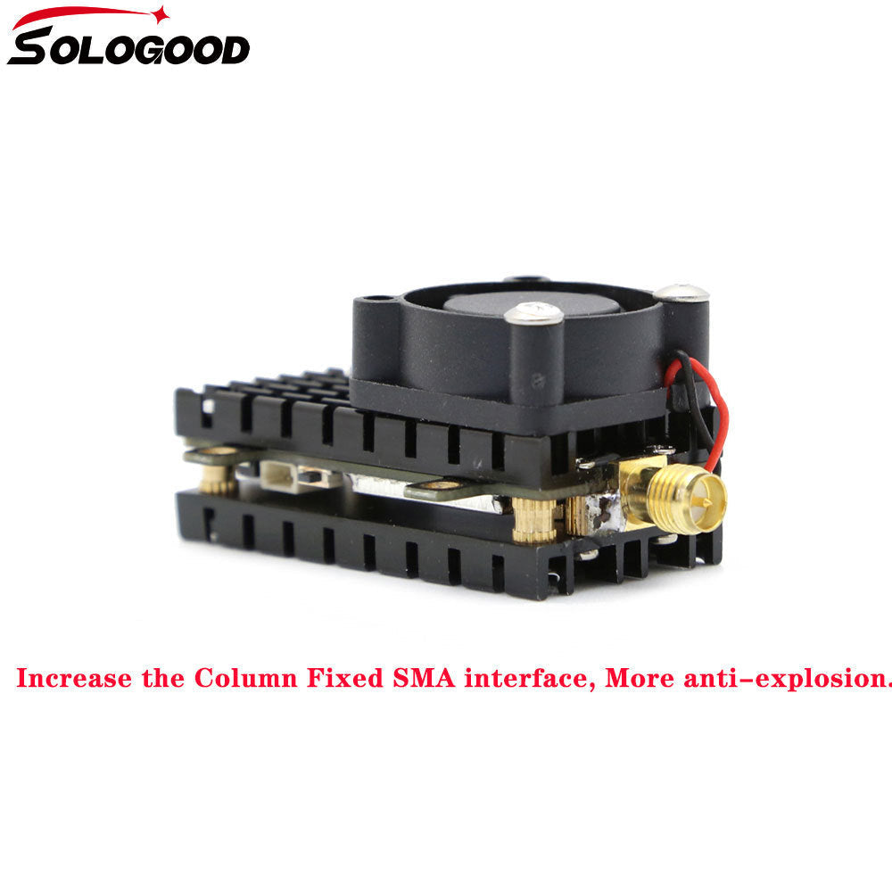 SoloGood Over 20Km Range 5.8Ghz 2W FPV Wireless Transmitter TS582000 5.8G 2000MW 8CH Video AV Audio Sender