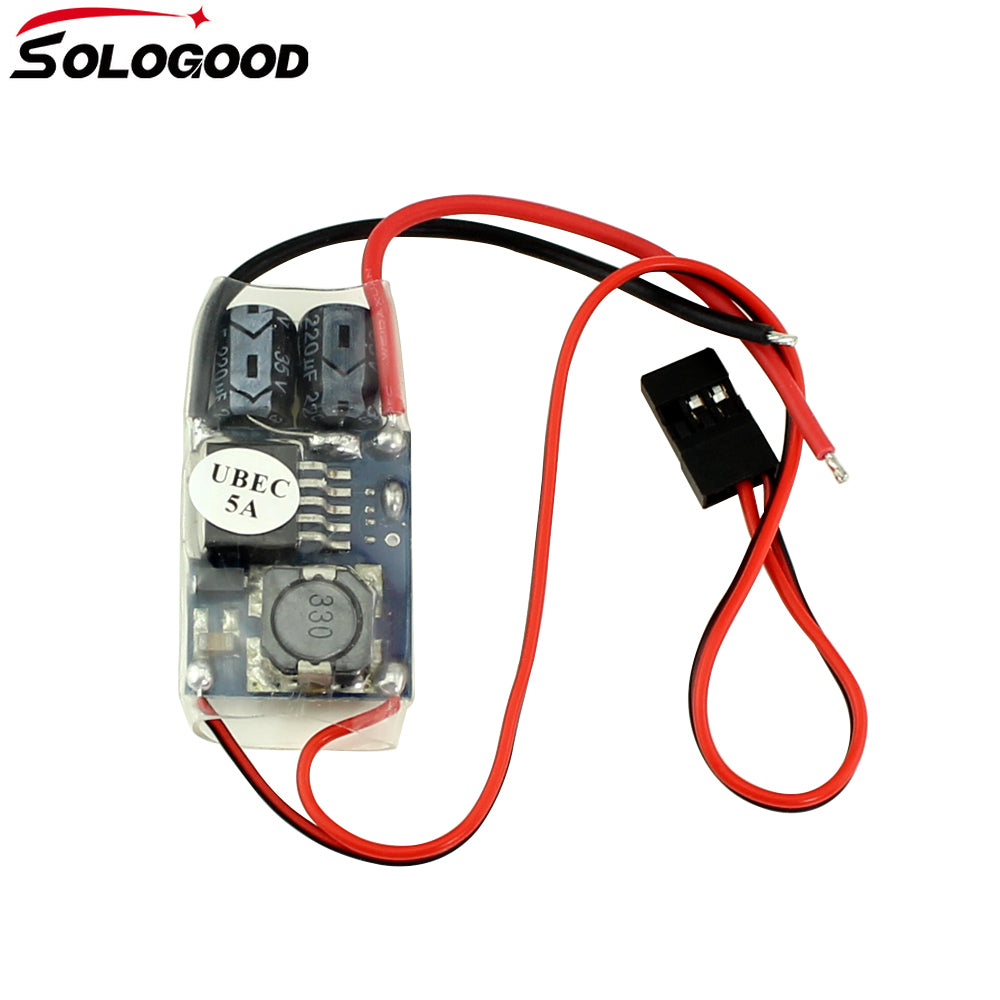 SoloGood FPV RC UBEC BEC 5V 3A 5A 7A 5V/3A/5A/7A Lowest RF Noise BEC Full Shielding Antijamming Switching Regulator
