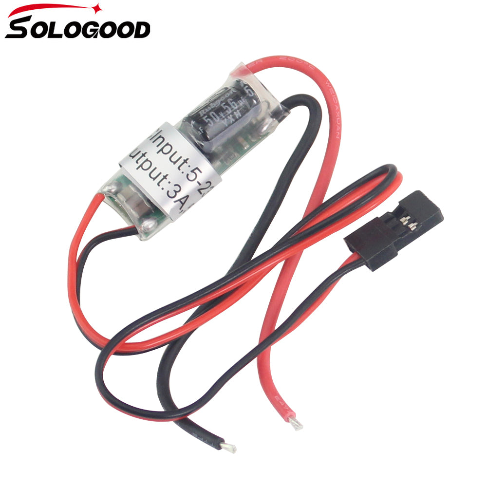 SoloGood FPV RC UBEC BEC 5V 3A 5A 7A 5V/3A/5A/7A Lowest RF Noise BEC Full Shielding Antijamming Switching Regulator