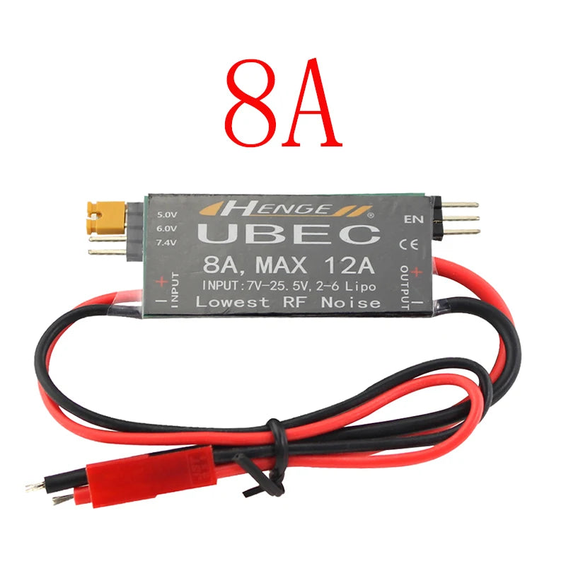 SoloGood FPV RC UBEC BEC 5V 3A 5A 7A 5V/3A/5A/7A Lowest RF Noise BEC Full Shielding Antijamming Switching Regulator