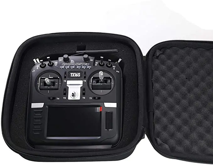 SoloGood FPV Bag Carry Case Portable for TX16S Flysky i6S FrSky X9D Standard Size Transmitter Remote Controller Handbag Hard Case