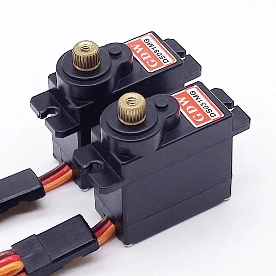 GDW DS031MG 9g 12g Metal Gear Micro Mini Digital Servo High Speed Angle 180 for 450 Helicopter Fix-wing RC Auto Robot Arm