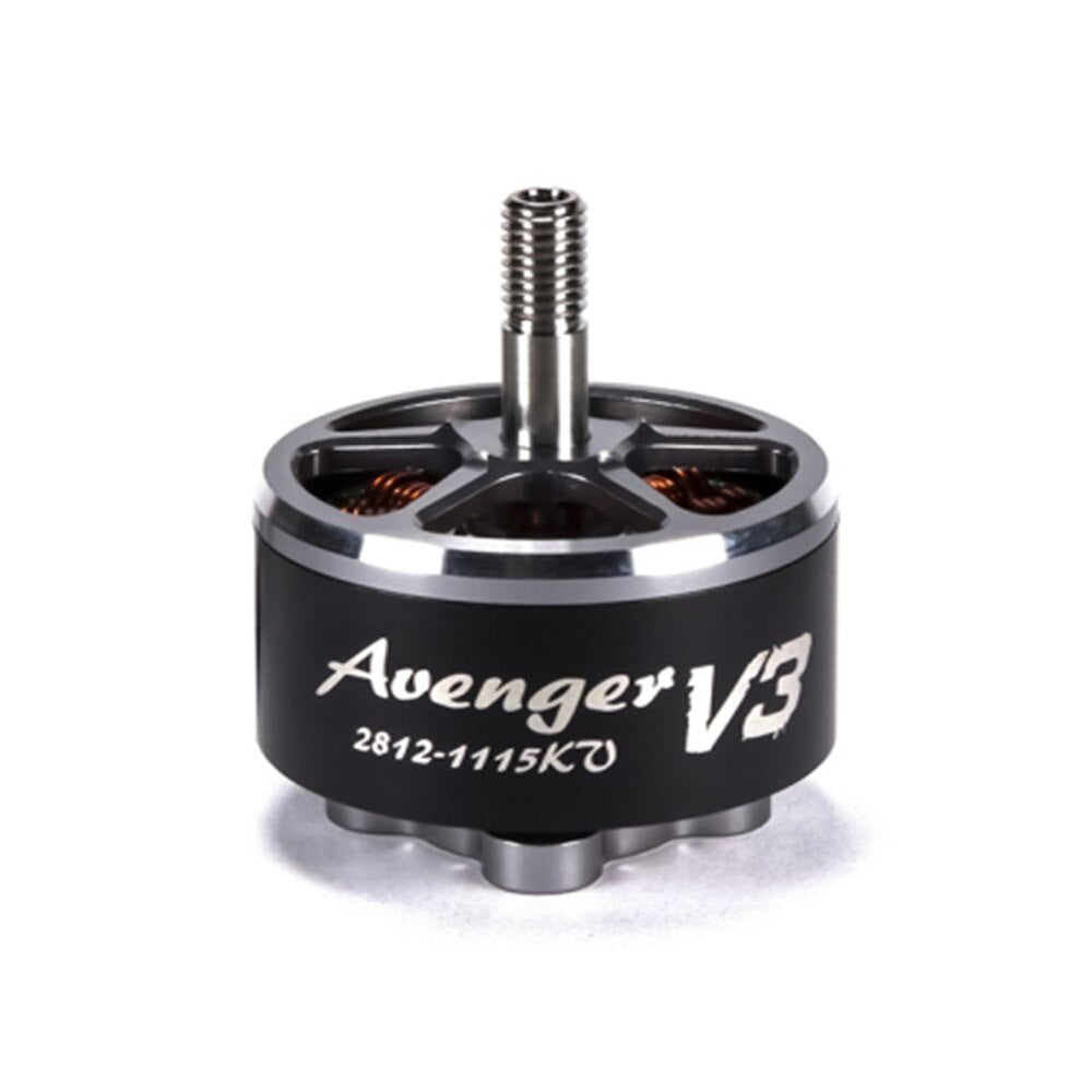 Brotherhobby Avenger 2812 V3 900KV / 1115KV Brushless Motor 5-8S Titanium Alloy hollow shaft 7-9inch Propeller for RC FPV Drone