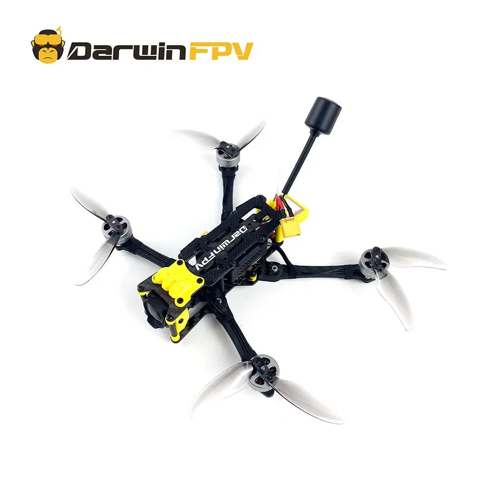 DarwinFPV FoldApe4 4 Inch Folding Long Range FPV Drone F411 15A ELRS AIO Quadcopter O3 BNF