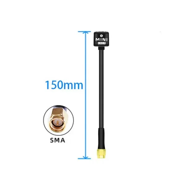 Lollipop 5.8G MINI5 Antenna 150mm RHCP SMA Suitable For Image Transmission VTX Receiving 7-10inch FPV Through Drone