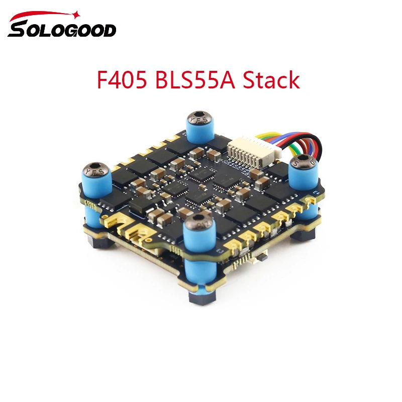 SoloGood Mark4 7inch FPV Dron Frame FLASHHOBBY A2807 SoloGood 2807 1300KV Motor SoloGood F405 55A Stack
