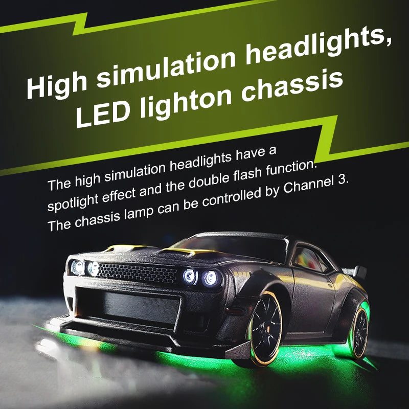 Turbo Racing C65 1:76 2.4G Remote Control Drift RC Car Gyroscope Installed Tpye-C Charging RTR