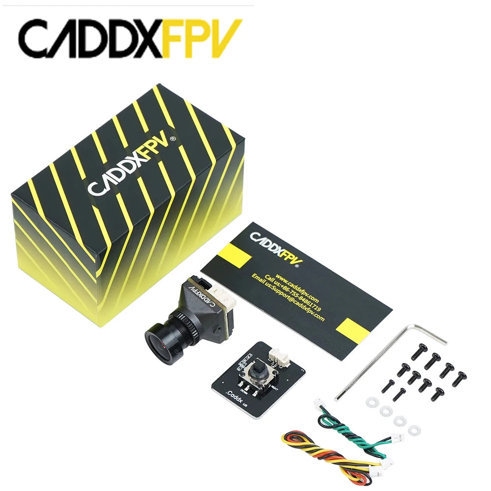 CADDXFPV Ratel PRO FPV Camera 1500TVL 16:9/4:3 NTSC/PAL FOV125° Blacklight Night Camera For FPV Drone