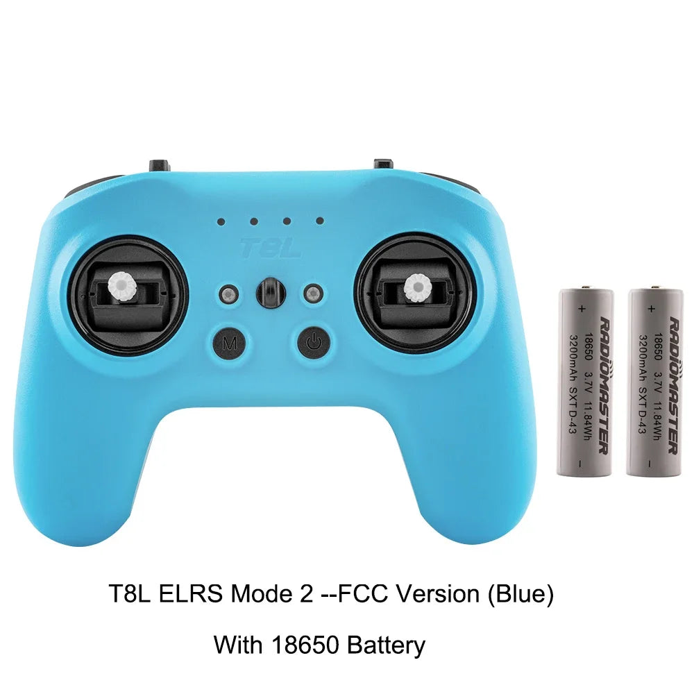 RadioMaster T8L 10ch 2.4GHz x ExpressLRS Hall Gimbal Compact Radio Remote Control