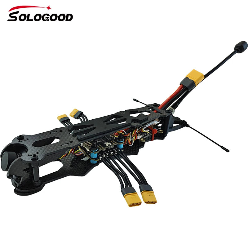 SoloGood MARK4 7inch FPV Dron 2807 1300KV F405 55A Stack 5.8G 2.5W Max VTX Gemfan 7040 7Inch 3-Blade Propeller Caddx Ratel 2