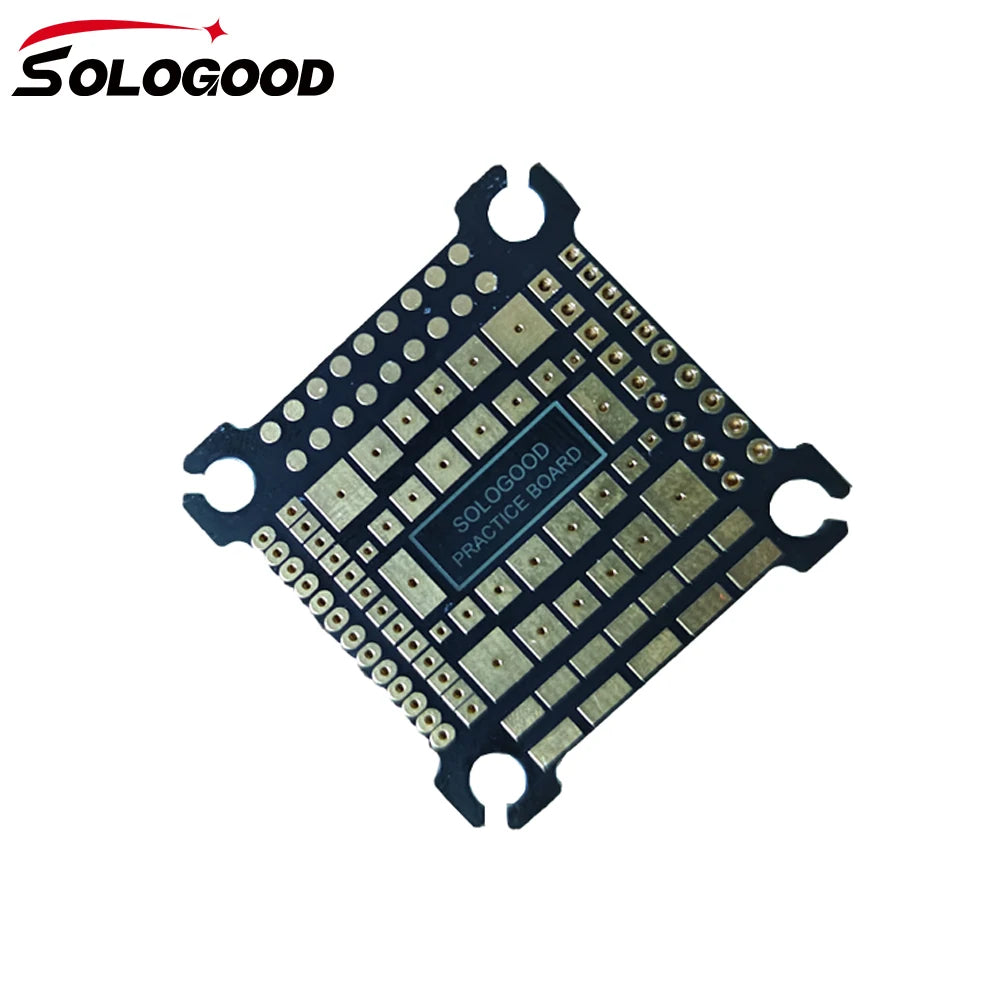 SoloGood Soldering Practice Board 30.5*30.5mm 1:1 FC reduction for FPV Beginner New Pilots Improving Soldering Level DIY Parts