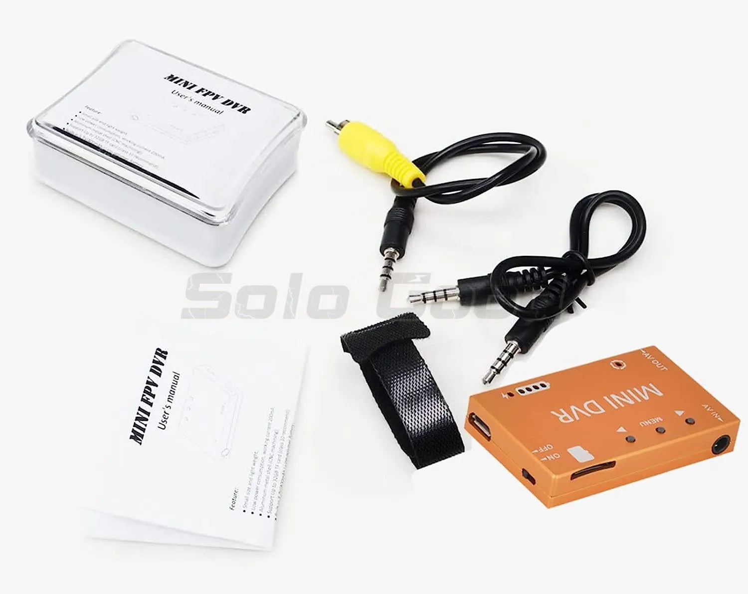 Mini FPV DVR Module 5.8Ghz FPV Goggles NTSC/PAL Switchable Built-in Battery Video Audio FPV Recorder for FPV Racing Drone