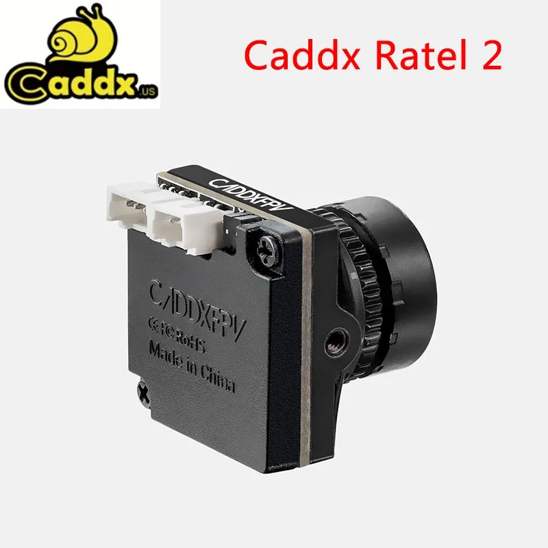 Caddx Ratel 2 1/1.8'' Starlight 1200TVL 19*19mm 2.1mm NTSC PAL 16:9 4:3 Switchable Super WDR FPV Micro Camera for FPV Racing