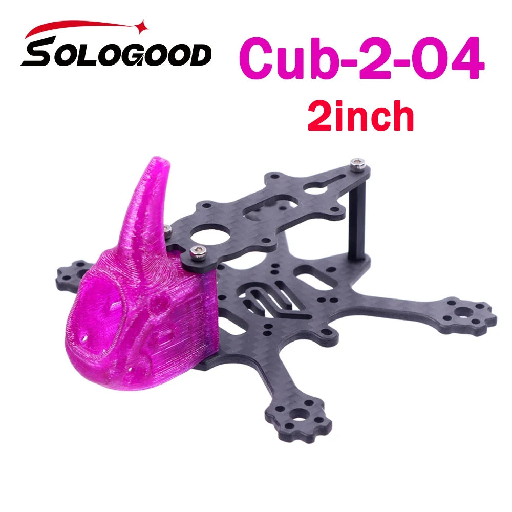 SoloGood Cub-2 2inch Frame Kit FPV RC Racing Drone DJI O4 Air Unit Elrs 5.8G VTX Turbo Eos2 F722 1103 1104 1106 1204 Motor