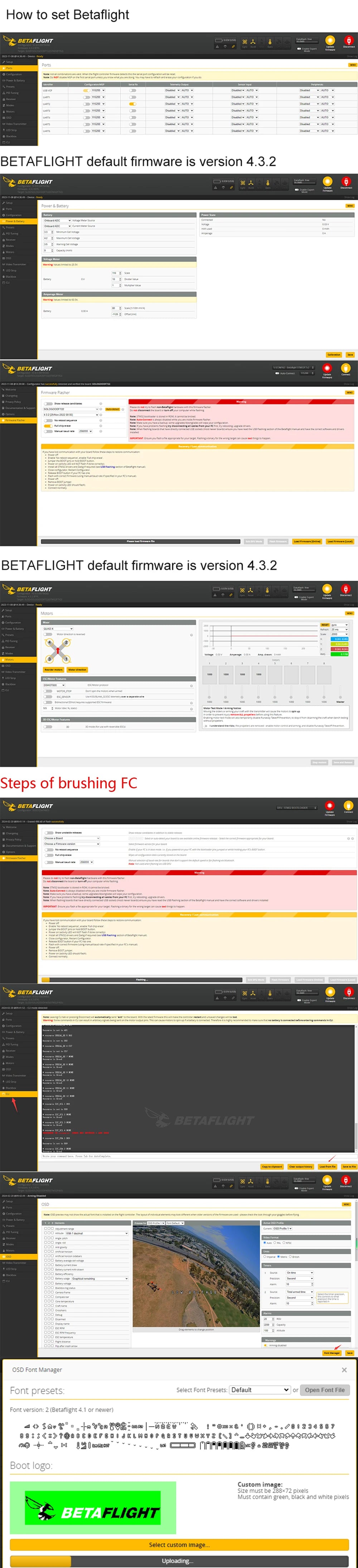 SoloGood Mark4 7inch FPV Dron Frame FLASHHOBBY A2807 SoloGood 2807 1300KV Motor SoloGood F405 55A Stack
