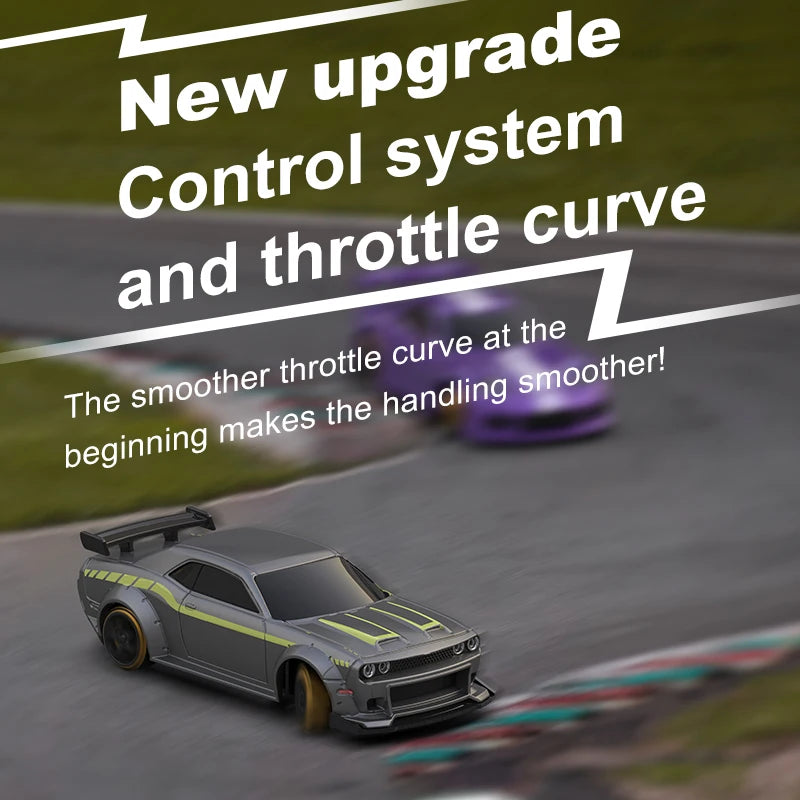 Turbo Racing C65 1:76 2.4G Remote Control Drift RC Car Gyroscope Installed Tpye-C Charging RTR