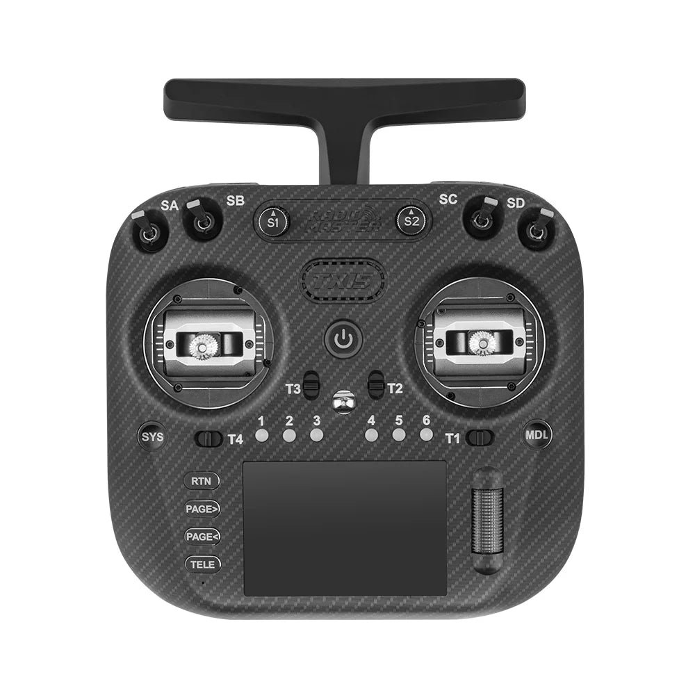 Radiomaster TX15 Max 3.5inch IPS Touchscreen Radio Controller ExpressLRS With AG02 CNC Hall Gimbal Built-in Gyro Microphone