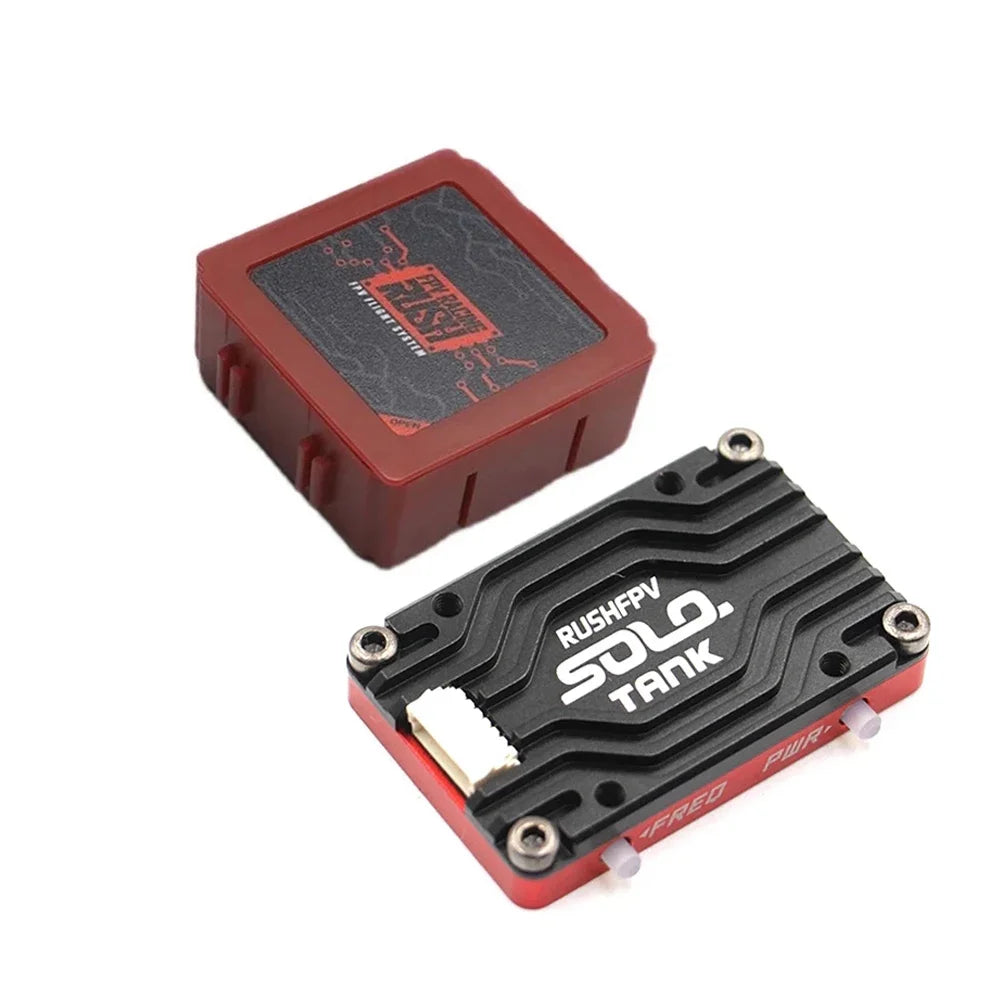 RUSHFPV RUSH TANK SOLO VTX 1.6W 5.8G 48CH PitMode Pitmode 25mW 400mW 800mW Adjustable 2-6S Microphone for FPV Long Range Drone