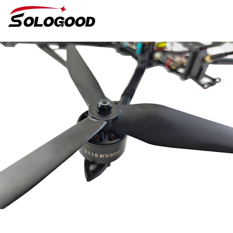 2Pairs(2CW+2CCW) SoloGood 1050 10X5X3 3-Blade Glass Fiber Nylon Propeller for Multirotor 10" FPV Cinelifter MarcoQuad