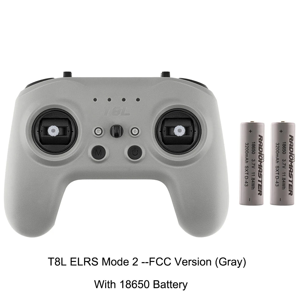 RadioMaster T8L 10ch 2.4GHz x ExpressLRS Hall Gimbal Compact Radio Remote Control