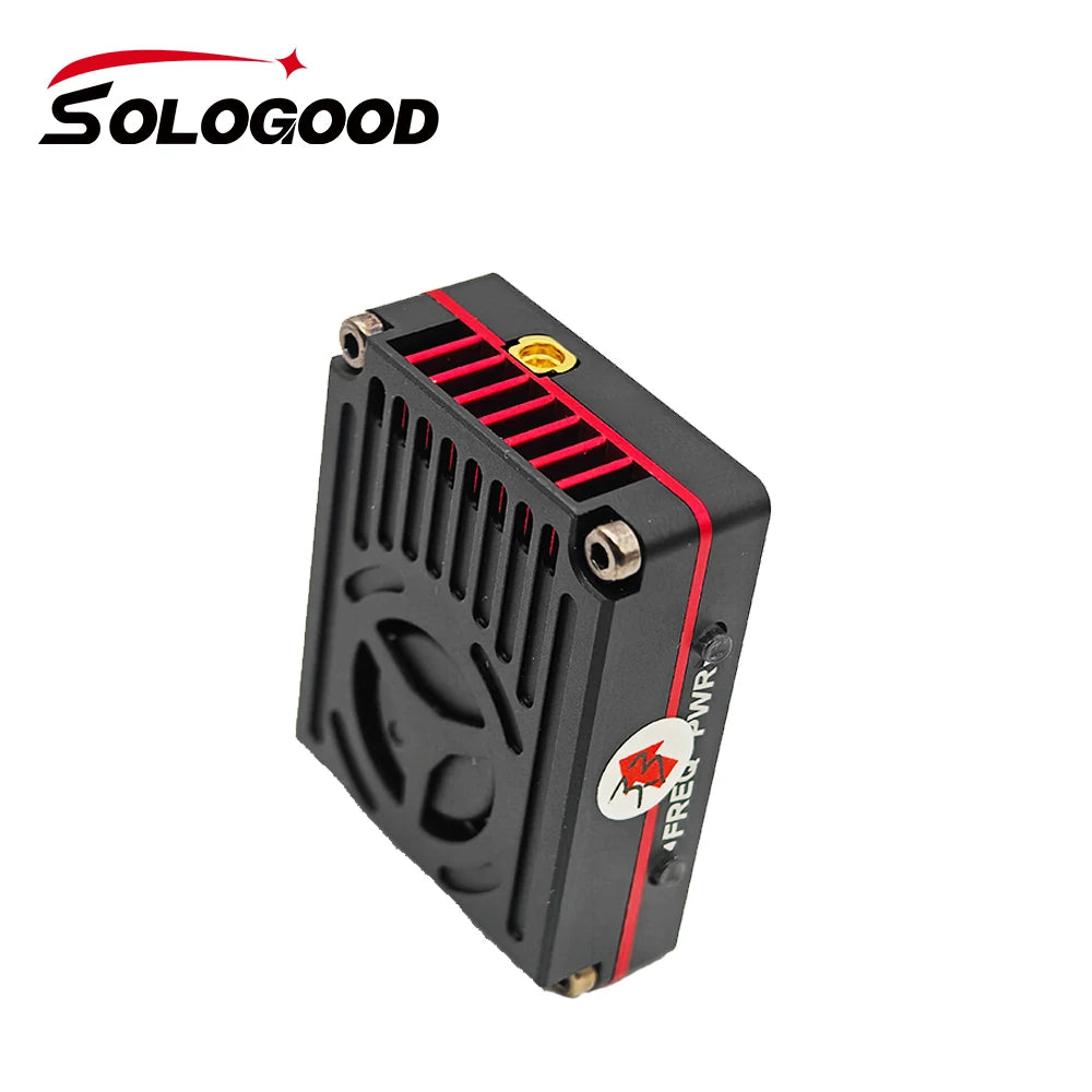 SoloGood Long Range 3.3GHz 3W FPV Video Transmitter VTX 8CH 4000mW 3.3G VRX Receiver Kit for FPV RC Racing Drone Goggles