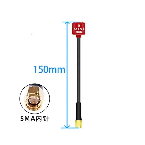 Lollipop 5.8G MINI5 Antenna 150mm RHCP SMA Suitable For Image Transmission VTX Receiving 7-10inch FPV Through Drone