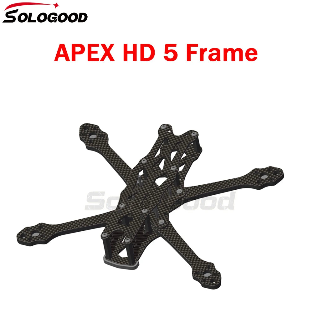 SoloGood APEX HD5 Frame 5inch lightweight FPV Freestyle Frame compatible with DJI O3 Air Unit CADDX vista for HD Drone Quadcopte