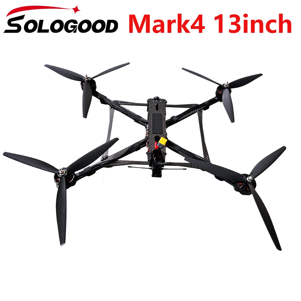 SoloGood MARK4 V3 Pro 13inch 570mm FPV Dron Axisflying Argus F722 80A Stack 8S 4312 508KV Brushless Motor RunCam Phoenix2 SPV3