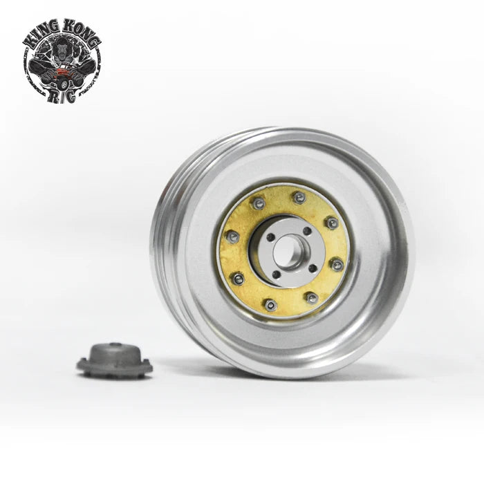 Kingkong RC A6 1/16 Tank Toy Accessories Upgrade Parts CNC Metal Road Wheel Upgrade Parts D-K008