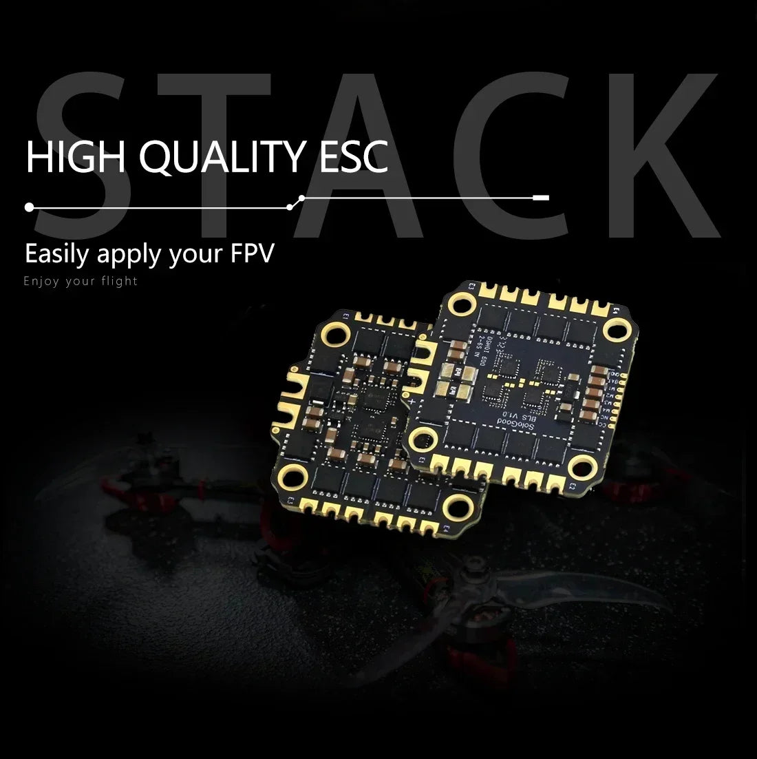 SoloGood 3-8S F722 60A Stack ICM42688P F722 Flight Controller BLS60A 4in1 ESC 30.5X30.5mm 2 Cameras