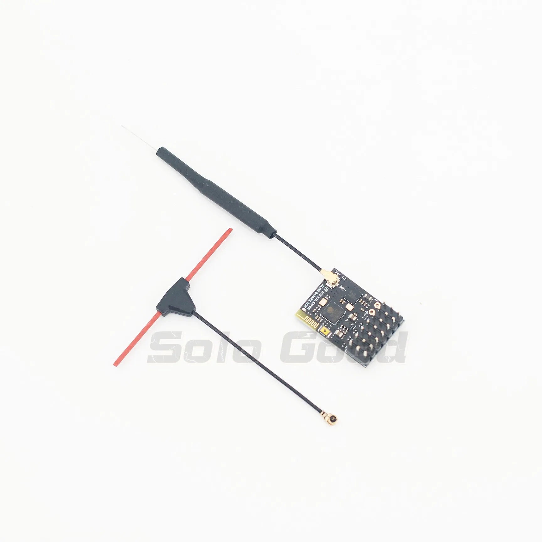 SoloGood CYCLONE ELRS 2.4G PWM 6CH / 7CH CRSF Receiver Support ELRS 3.2 PWM/CRSF Protocol Copper Pipe Antenna For RC FPV Drone
