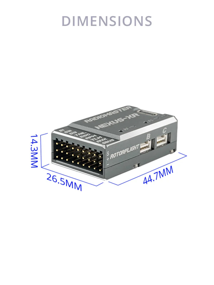 Radiomaster Nexus-XR Helicopter Flight Controller With Internal Receiver