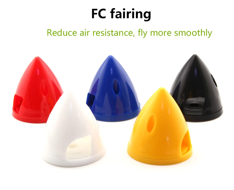 2PCS GEMFAN Nylon RC Plane Prop Propeller Spinner 2-Blades 38mm/45mm/51mm/57mm/63mm/70mm/75mm Adjust The Airflow