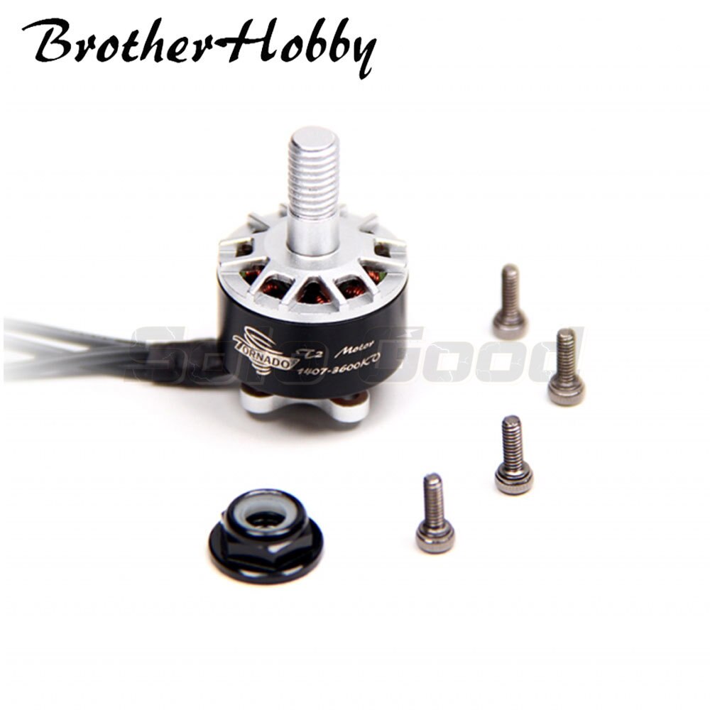 Brotherhobby Tornado T2 1407 2800KV 3600KV 4100KV 3-4S Brushless Motor for RC FPV Racing Toothpick Cinewhoop Ducted Drones
