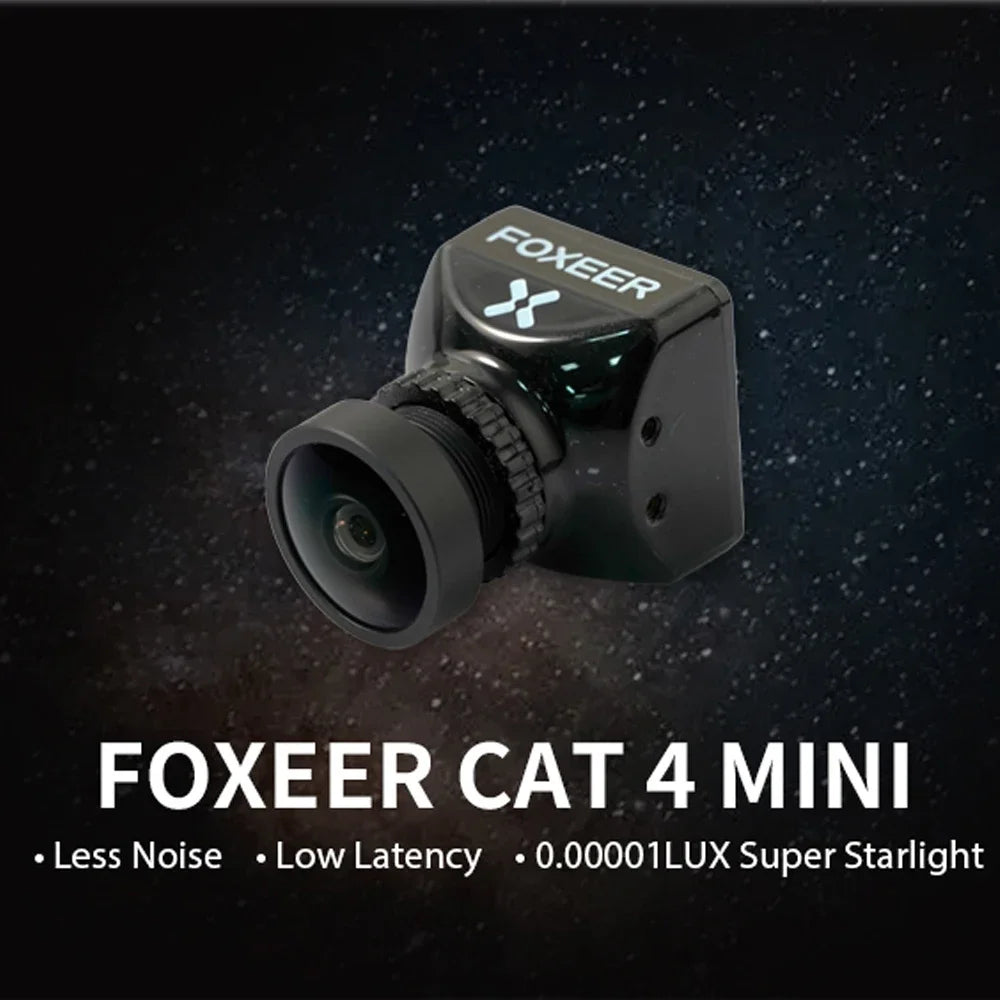 FOXEER CAT4 MINI Cat / Micro Cat Can Be Used Day and Night with FPV Night Vision System and The Screen Can Be Cut To 0.00001