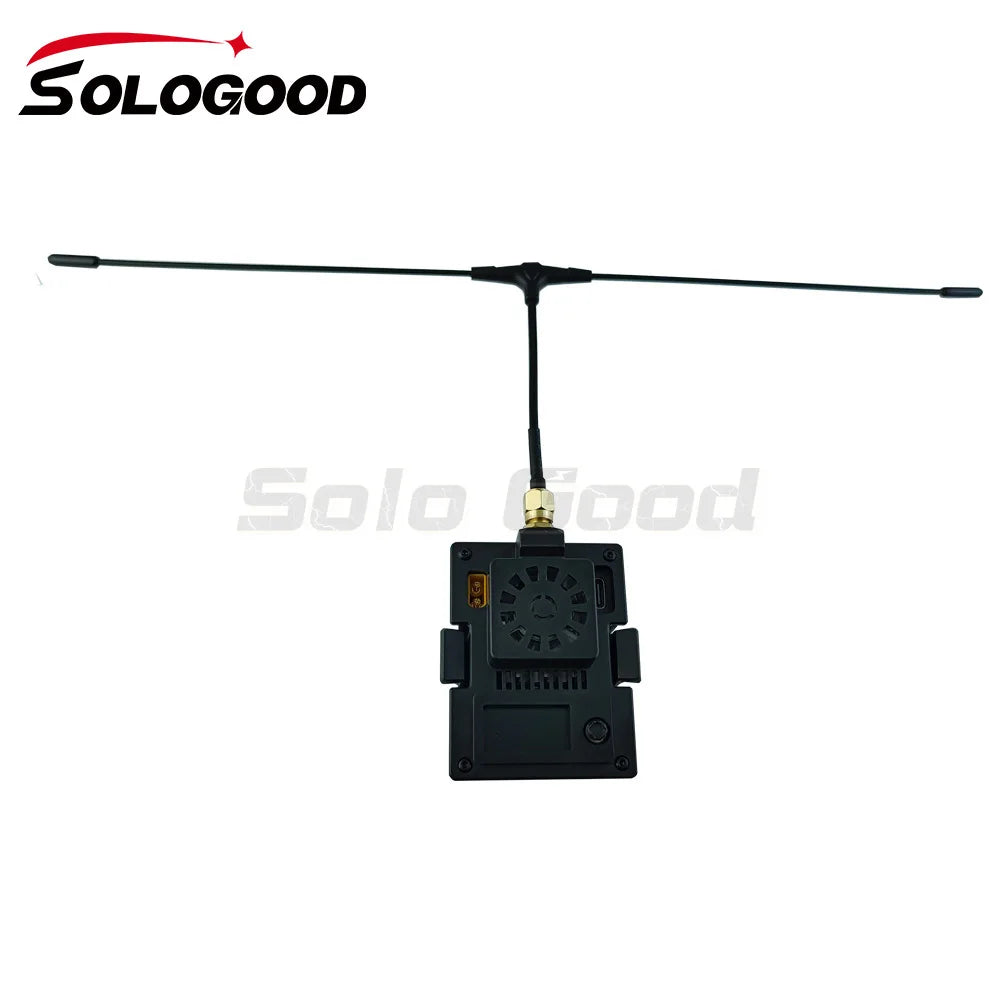 SoloGood ExpressLRS 433 1000mW TX Module 370-500MHz RF Freq ESP32+SX1276+TCXO for RC Racing Drone