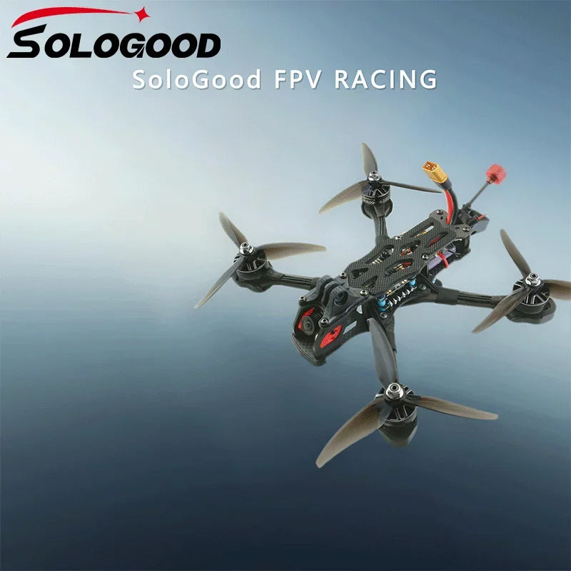 SoloGood APEX EVO 5inch FPV Drone 2207 1950KV Brushless Motor F405 55A Stack 5.8G 1.6W VTX RunCam Phoenix2 SPV3 1500TVL Camera