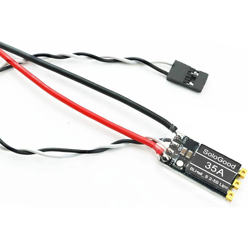 SoloGood 35A Brushless ESC 2-5S Lipo BLHeli_S Electronic Speed Controller 45A Support D-Shot 150/300/600