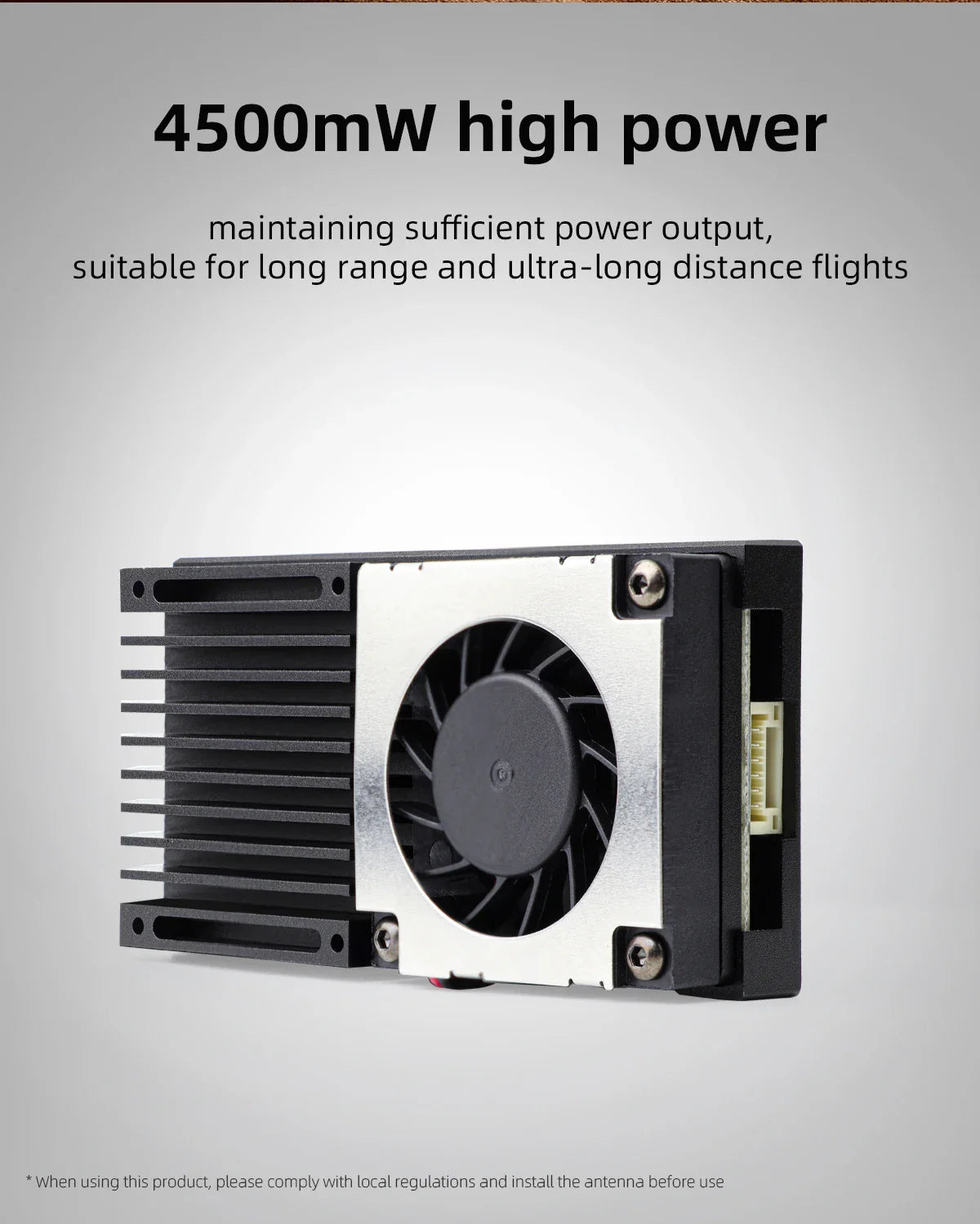 HGLRC ZEUS 1.2Ghz 4.5W VTX 8CH 25mW 800mW Switchable 2-8S VTX Video Transmitter Module 1.2G 8Ch VRX For Long Range FPV Drone