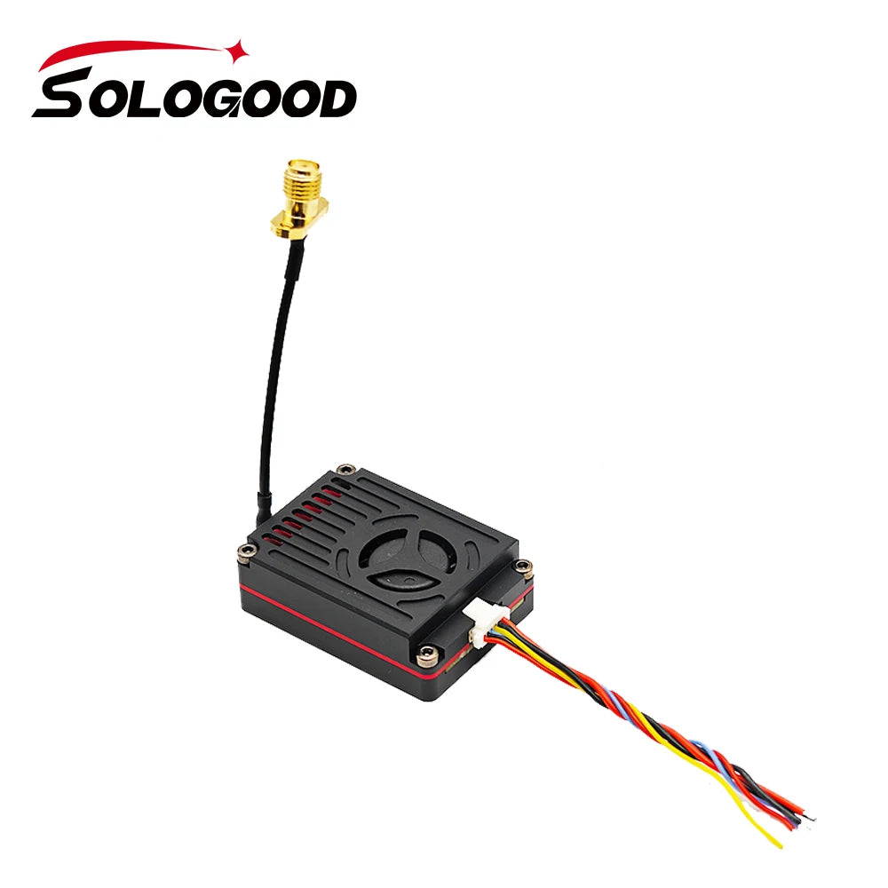 SoloGood Long Range 3.3GHz 3W FPV Video Transmitter VTX 8CH 4000mW 3.3G VRX Receiver Kit for FPV RC Racing Drone Goggles