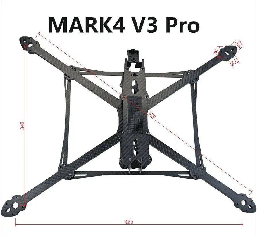 SoloGood MARK4 V3 Pro 13inch 570mm Carbon Fiber Kit Frame for FPV Freestyle RC Racing Drone Quadcopter