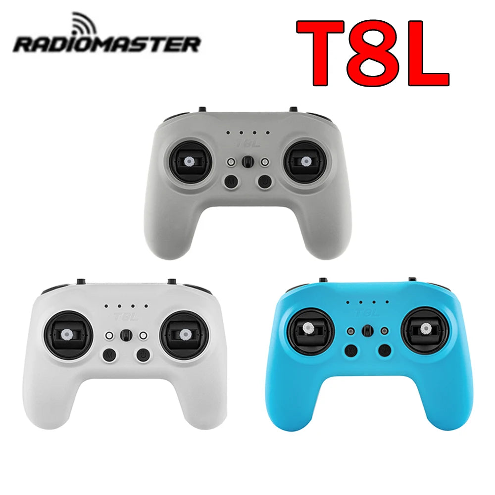 RadioMaster T8L 10ch 2.4GHz x ExpressLRS Hall Gimbal Compact Radio Remote Control