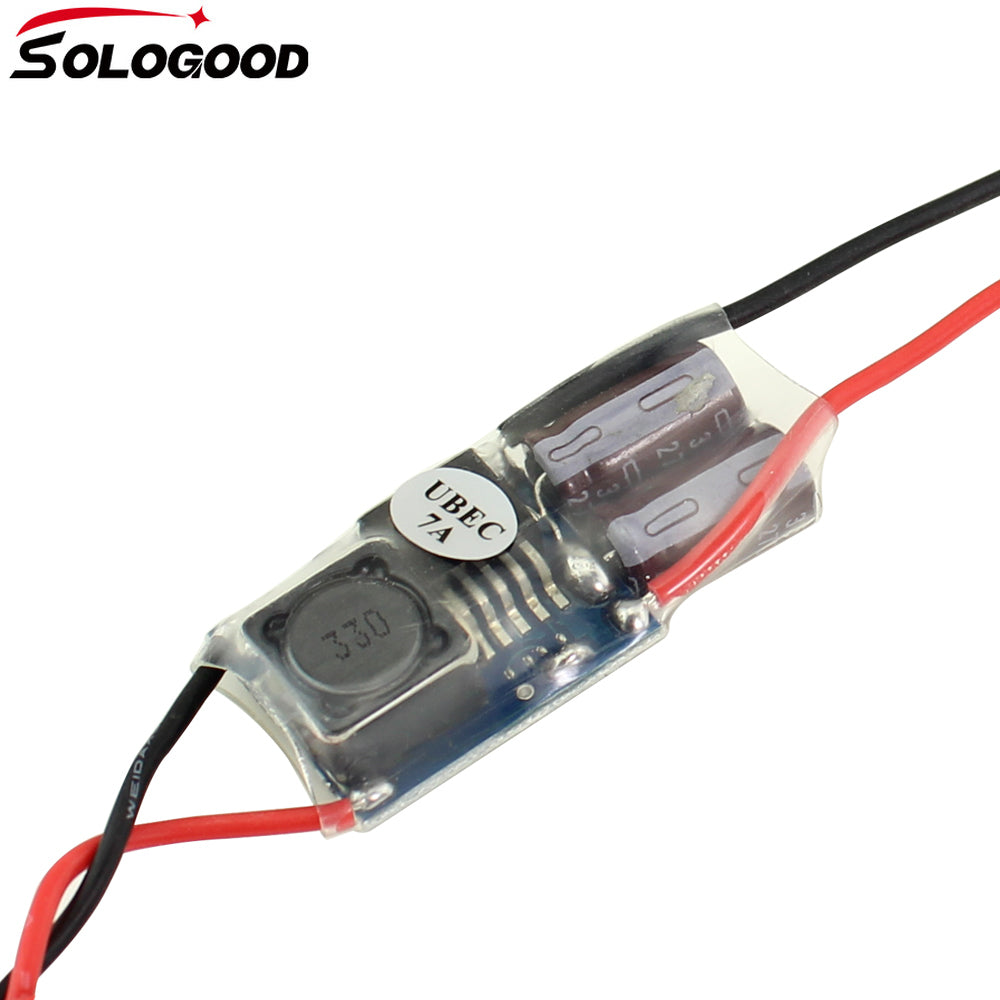 SoloGood FPV RC UBEC BEC 5V 3A 5A 7A 5V/3A/5A/7A Lowest RF Noise BEC Full Shielding Antijamming Switching Regulator